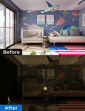 Sumobaby blackout curtains for nursery rooms shield from sun glare.