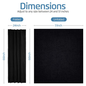 SUN AWAY adjustable top fasteners create a pleated, customized fit.