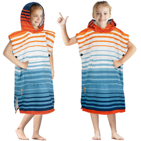 SUN CUBE kids changing robe surf poncho drying quickly after swimming
