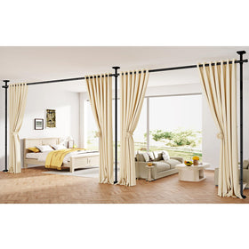 SUNALLY black finish adds a clean, modern look to any room.