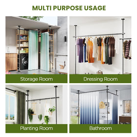 SUNALLY versatile two-configuration divider for open or corner spaces.