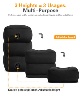Sunany foot rest with 2-in-1 valve for easy inflation