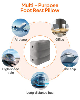 Sunany kid-friendly foot rest helps children rest comfortably.