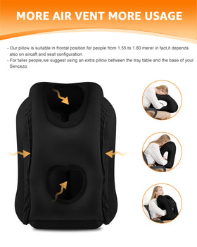 Sunany travel pillow with eye mask offers better onboard rest