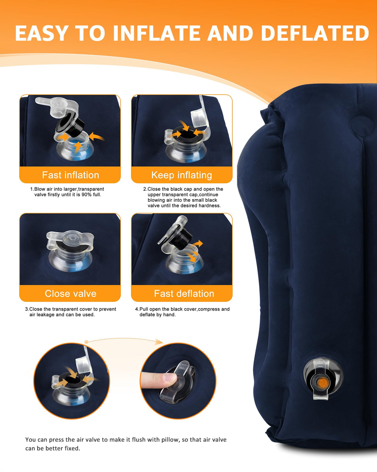 Sunany ultralight travel pillow weighs about 11.2 oz