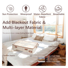 SUNAUMI includes acid-free tissue for fabric-friendly storage.