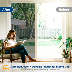 SUNBABY no-glue film installs with water and squeegee, leaving no residue