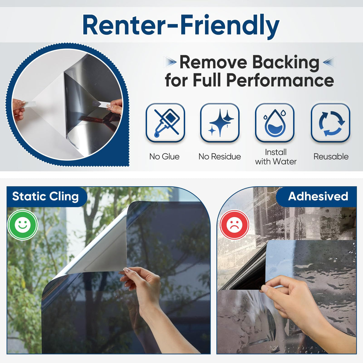 SUNBABY repositionable film lets you lift and re-spray for perfect alignment