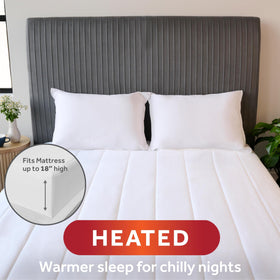 Sunbeam Restful 12-heat settings dial indicates customizable comfort.