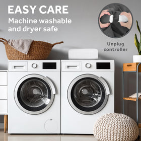 Sunbeam Restful detachable controller for easy washing.