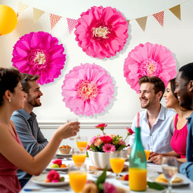 SUNBEAUTY pink flowers suit birthday parties and bridal events with cheerful charm.