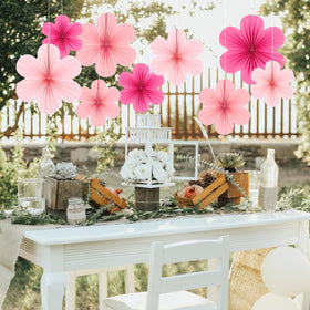SUNBEAUTY paper flowers backdrop ideal for weddings and celebrations