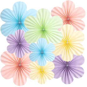 SUNBEAUTY pastel paper flowers 12in 3pcs create a soft wedding backdrop