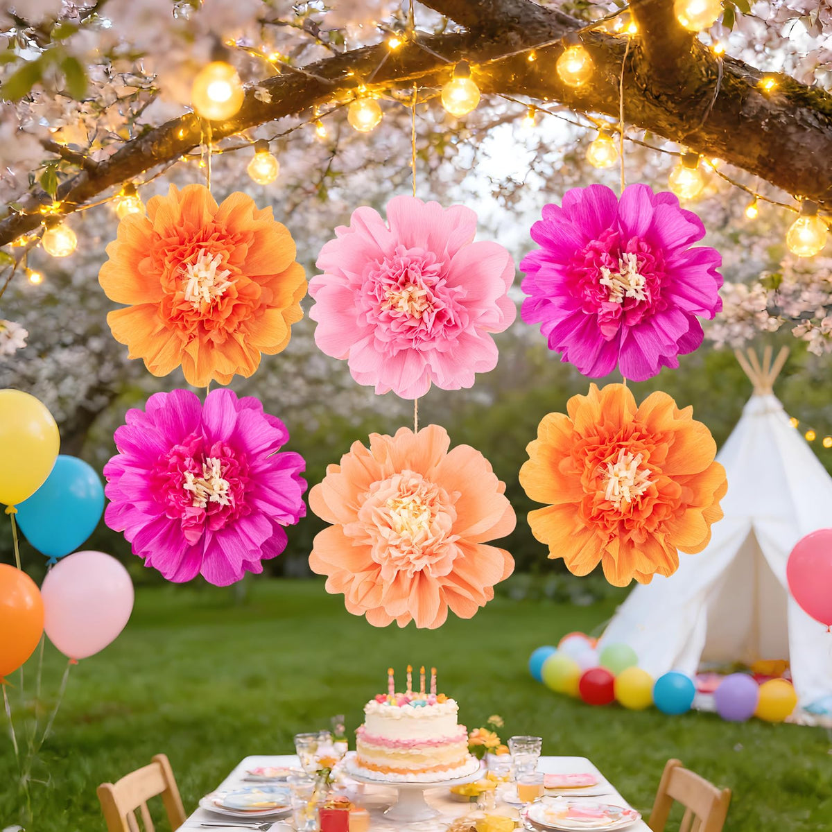SUNBEAUTY premium craft paper flowers designed for reuse.