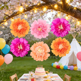 SUNBEAUTY premium craft paper flowers designed for reuse.
