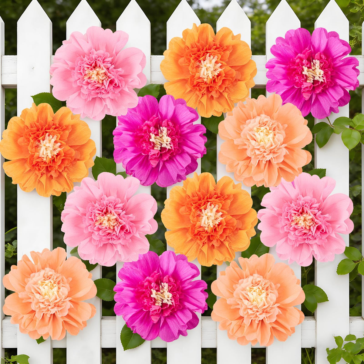 SUNBEAUTY reinforced paper flowers built to resist tearing
