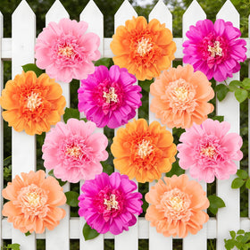 SUNBEAUTY reinforced paper flowers built to resist tearing