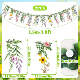 SUNBEAUTY Wildflower Banner leaves and branches: lush garden accent.