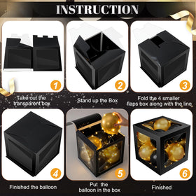 Suncalla 12-inch prom box decor creates a bold centerpiece.