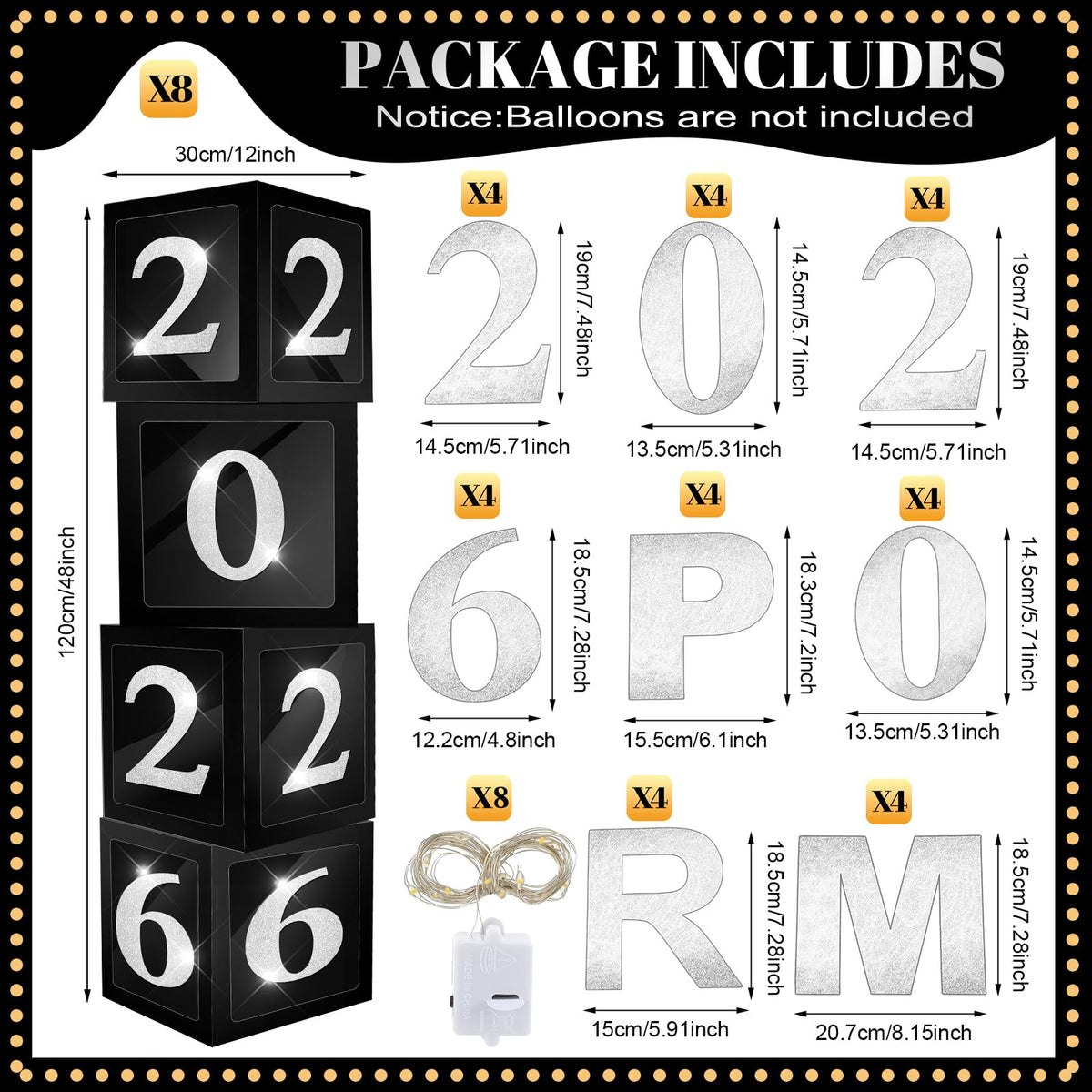 Suncalla 2m string lights add warm illumination to graduation setups.