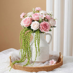 Suncalla Amaranthus durable plastic flowers stay vibrant without watering