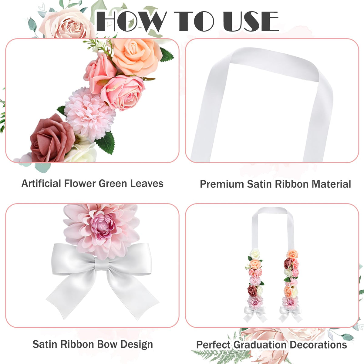 Suncalla artificial flowers—roses, dahlias, and chrysanthemums—add lasting color.