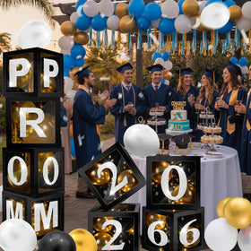 Suncalla backdrop display enhances indoor and outdoor graduation photos.
