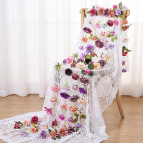 Suncalla garland ends feature beads for easy untie and setup.