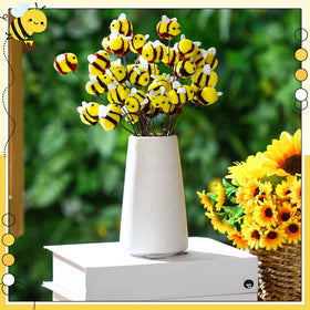 Suncalla farmhouse vase fillers bees enhance rustic centerpieces.