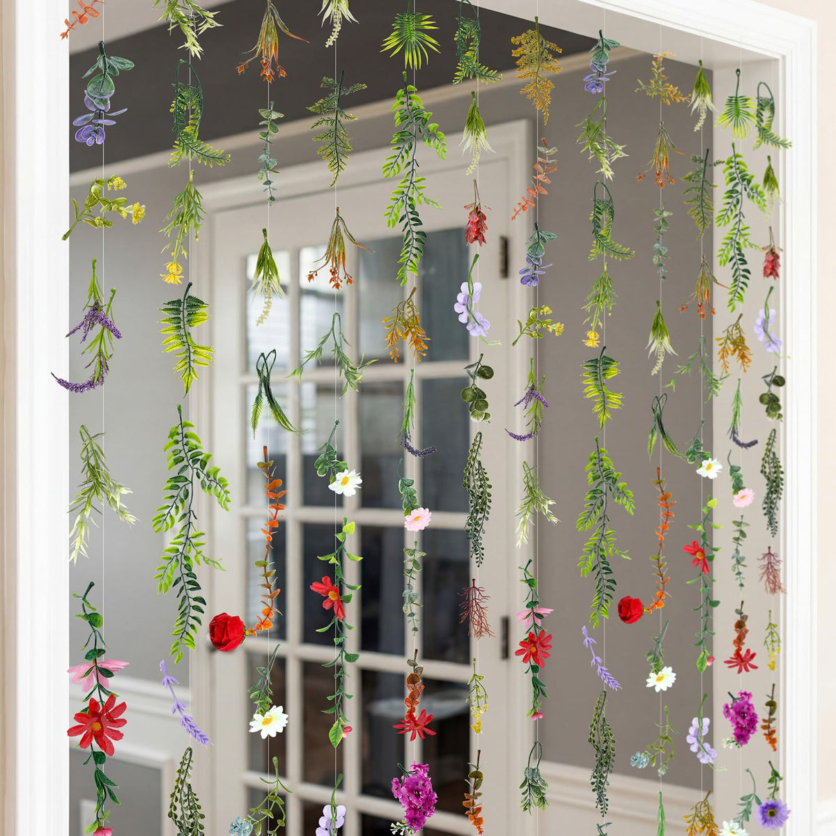 Suncalla floating ceiling garland for dramatic arches and drapes.