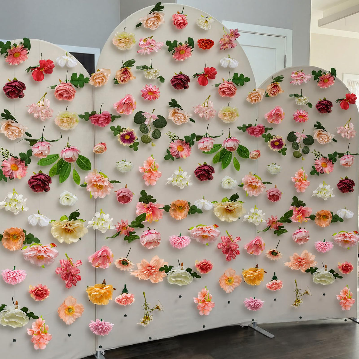 Suncalla multicolor blossom garland perfect for festive celebrations