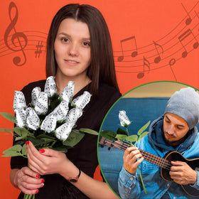 Suncalla music-note flowers in silk elevate classroom or stage displays