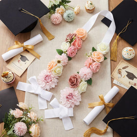 Suncalla polyester satin ribbon lei offers smooth, elegant wear.