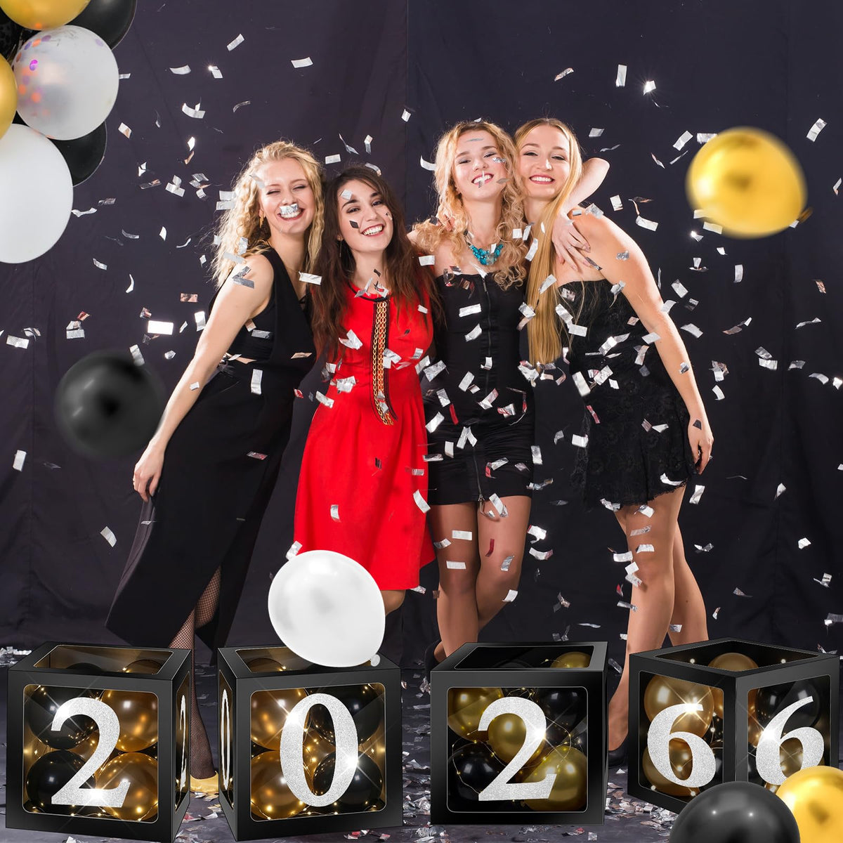 Suncalla prom letters and numbers cards sparkle to spell memories.