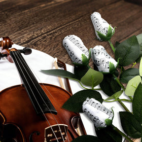 Suncalla teacher and student gift sheet music flowers celebrate music education