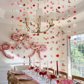 Suncalla versatile garlands decorate arches, chairs, tables, and entryways.