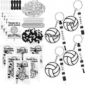 Suncalla volleyball keychain kit package ready for crafting