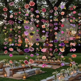 Suncalla wedding arch garland adds natural flair to ceremonies.