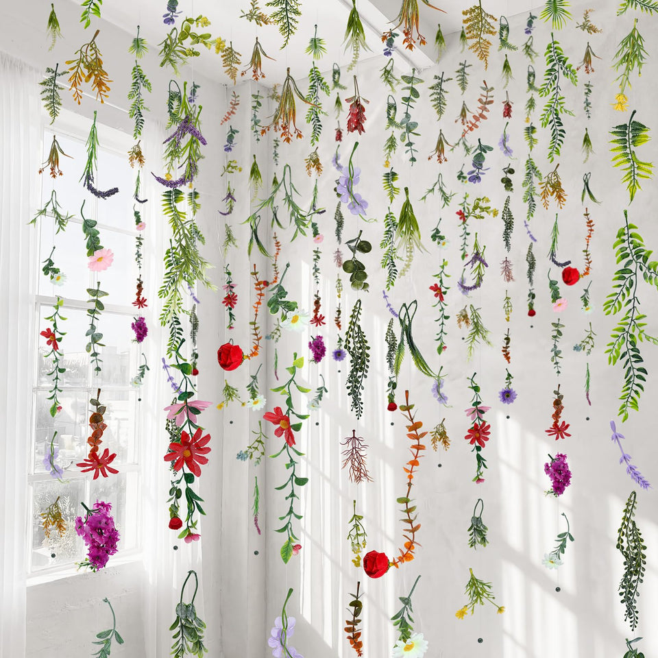 Suncalla wildflower garland 12-pack for romantic wedding backdrops.