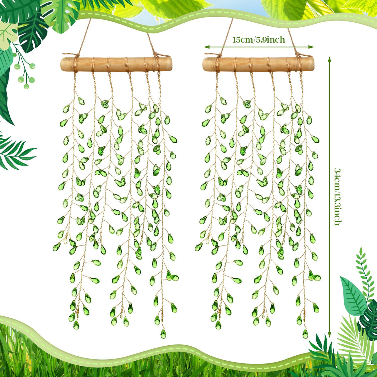 Suncalla wind chime crystal suncatcher adds tranquil ambiance