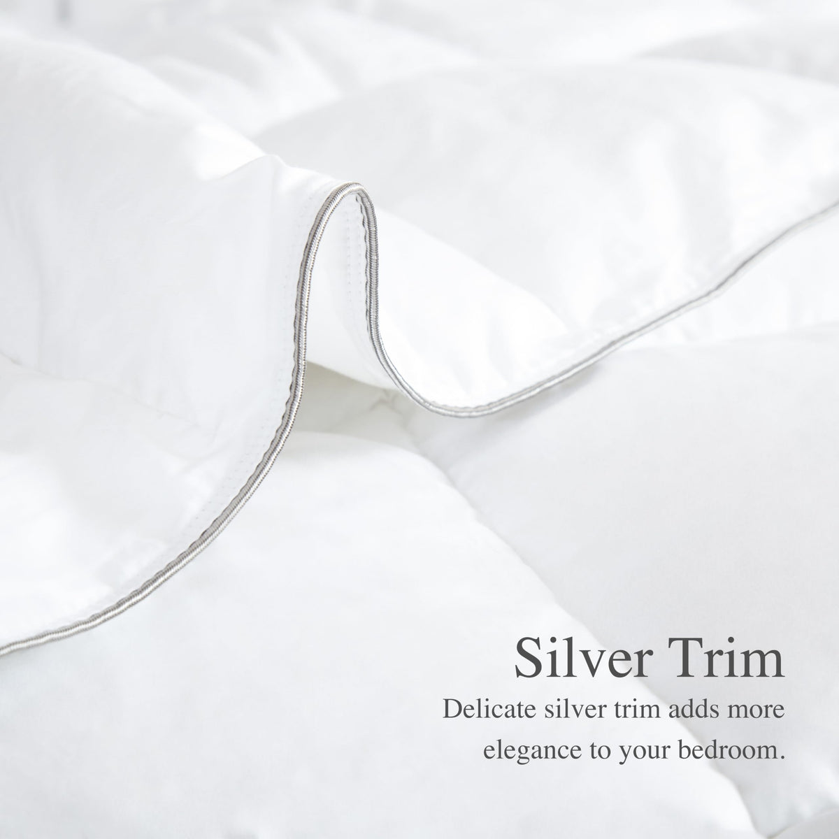 Sunflower comforter queen silver-border adds subtle elegance to bed decor