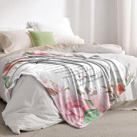 Sunhygge Godmother Gift Blanket draped with a gentle, gift-ready look
