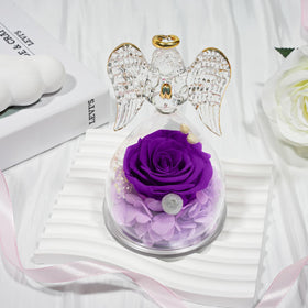 Sunia angel rose display adds elegance to home or office