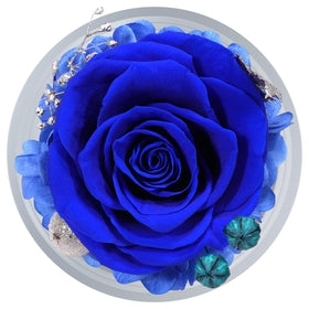 Sunia office desk display-friendly rose figurine enhances calm, refined decor.