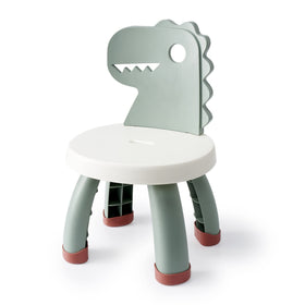 Sunkaioo Toddler Dino Chair front view in green, sturdy seating for playtime.