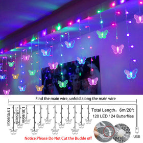 SunKite multicolor butterflies create playful, family-friendly ambience in a room.