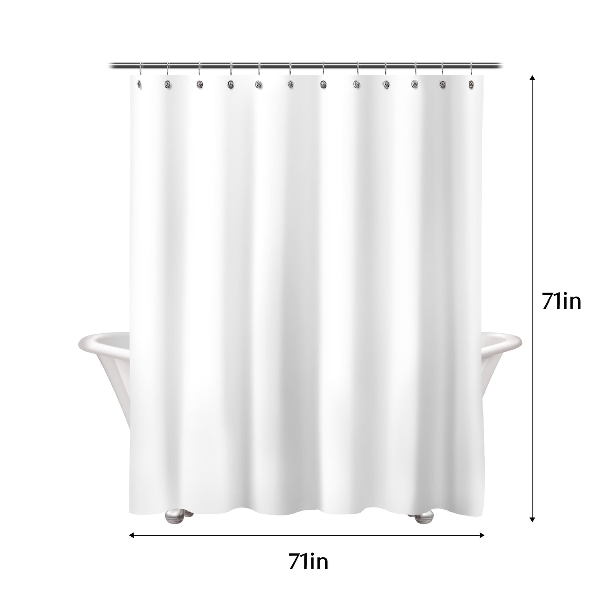 Sunlit machine washable curtain dries quickly for hassle-free care.