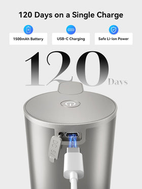 SUNLY 300 ml capacity reduces refills during daily use