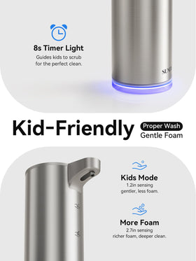 SUNLY stainless steel finish resists rust in wet kitchens and baths