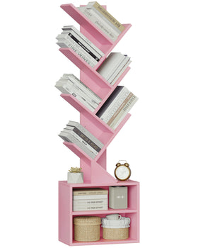 SUNMORY anti-tip kit with pink tree bookshelf for wall securing